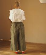 QUILTED SILK PANTS