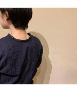 LACE PINTUCK 2WAY SHIRT