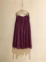 MINI PINTUCK FLARED SKIRT
