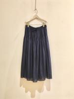 MINI PINTUCK FLARED SKIRT