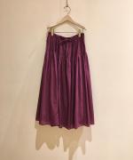 MINI PINTUCK FLARED SKIRT