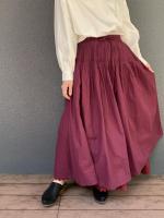 MINI PINTUCK FLARED SKIRT