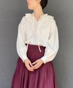 MINI PINTUCK FLARED SKIRT