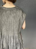 ORGANIC　VOILE　STRIPE　FRENCH　DRESS
