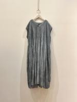 ORGANIC　VOILE　STRIPE　FRENCH　DRESS