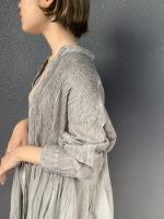 ORGANIC　VOILE　STRIPE　BANDED　SIHRT　DRESS