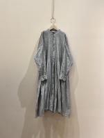 ORGANIC　VOILE　STRIPE　BANDED　SIHRT　DRESS