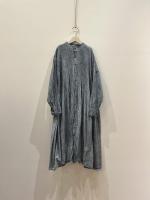 ORGANIC　VOILE　STRIPE　BANDED　SIHRT　DRESS