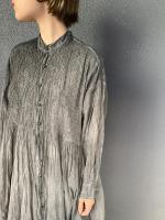 ORGANIC　VOILE　STRIPE　BANDED　SIHRT　DRESS