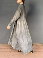 ORGANIC　VOILE　STRIPE　BANDED　SIHRT　DRESS