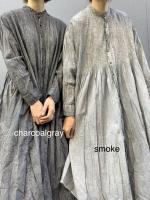 ORGANIC　VOILE　STRIPE　BANDED　SIHRT　DRESS