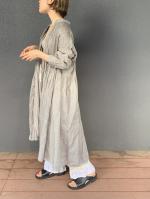 ORGANIC　VOILE　STRIPE　BANDED　SIHRT　DRESS