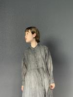 ORGANIC　VOILE　STRIPE　BANDED　SIHRT　DRESS