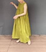 ORGANIC MINI PINTUCK PULLOVER DRESS