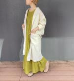 ORGANIC MINI PINTUCK PULLOVER DRESS