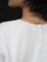 mini pintuck blouse
