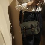 HAVY DRILL SOPHIE WITH BACK POCKET BAG