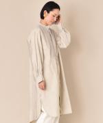 Brushed cotton embroidery＆tuckシリーズワンピース