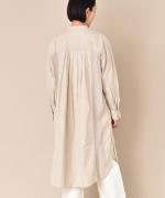 Brushed cotton embroidery＆tuckシリーズワンピース