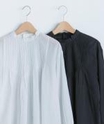 supima cotton lace＆tuckシリーズブラウス