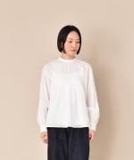 supima cotton lace＆tuckシリーズブラウス