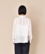 supima cotton lace＆tuckシリーズブラウス