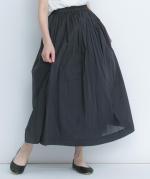 supima cotton ランダムタックスカート