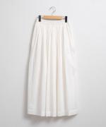 supima cotton ランダムタックスカート