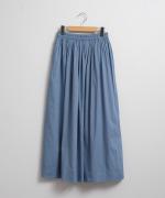 supima cotton ランダムタックスカート