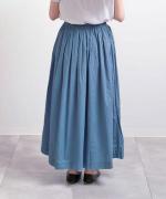 supima cotton ランダムタックスカート