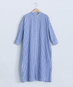 ロンドンストライプドロップショルダーワンピース