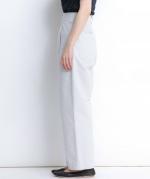 コットン×和紙グログラン　ハイライズワイドパンツ
