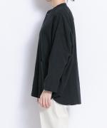 コットンリネン起毛　ワイドシャツ