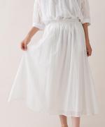 supima cotton ギャザースカート
