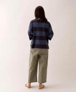 コットンツイル　イージーワイドパンツ