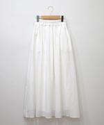 half voile　ギャザースカート