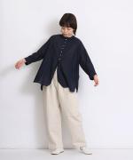 crinkled cotton silk ブラウス