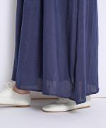 crinkled cotton silk スカート