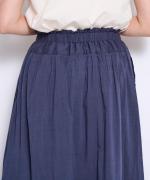 crinkled cotton silk スカート