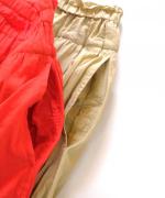 crinkled cotton silk スカート