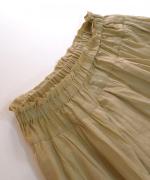 crinkled cotton silk スカート