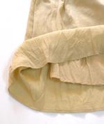 crinkled cotton silk スカート