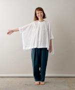 cotton linen　ブラウス