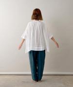 cotton linen　ブラウス
