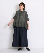 cotton linen　ブラウス