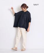 cotton linen　ブラウス