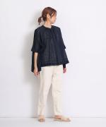cotton linen　ブラウス