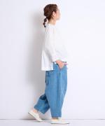 【ラストワン！】ドビー&ローン製品染め　ワイドブラウス