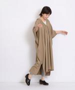 【ラストワン！】テンセルリネン　カフタンワンピース