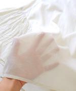 ハーフボイル 袖タック入りブラウス